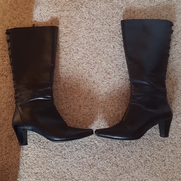 Dressy leather boots - Picture 4 of 6